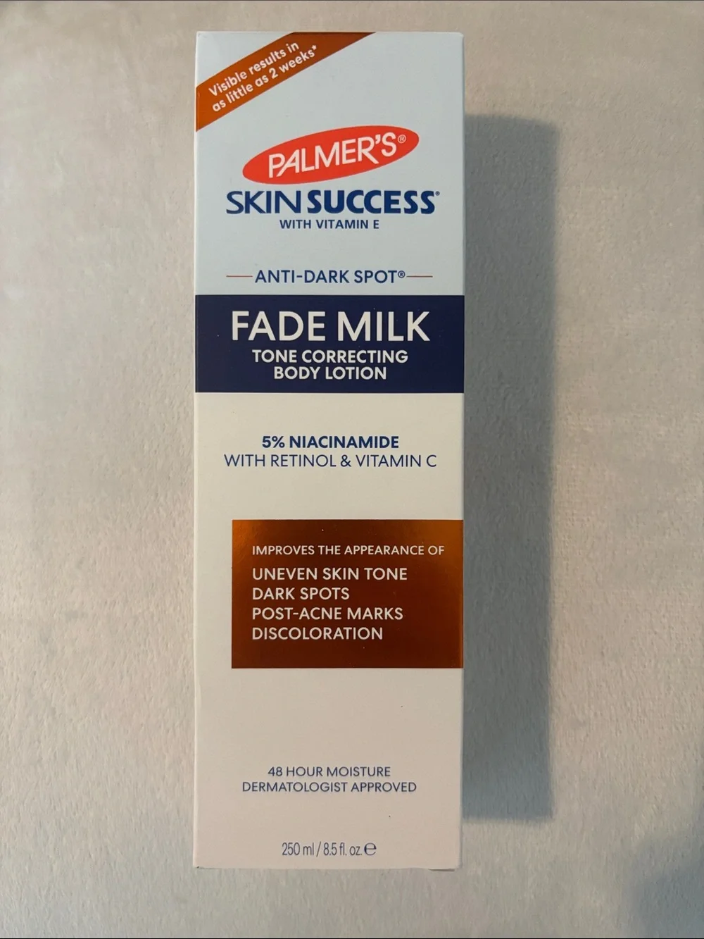 Skin Success Fade Milk Tone Correcting Body Lotion - White